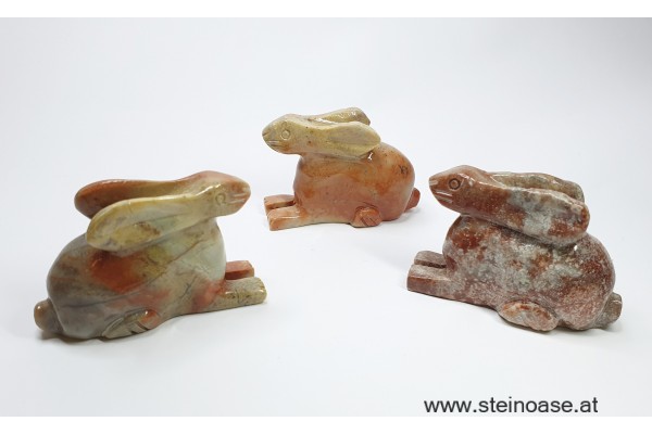 Hase / Kaninchen Speckstein Gr.M